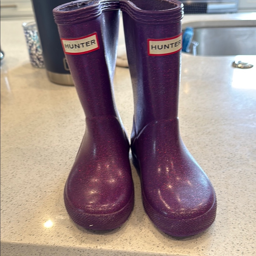Hunter Purple Rain & Snow Boots
